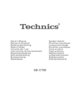 Technics SBC700E Le manuel du propriétaire