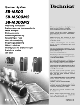 Technics SBM300 Le manuel du propriétaire