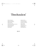 Technics SB-R1-E Le manuel du propriétaire