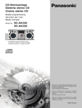 Panasonic SCAK330 Le manuel du propriétaire