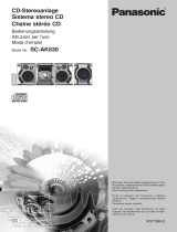 Panasonic SCAK630 Le manuel du propriétaire