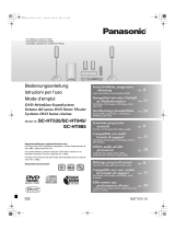 Panasonic SCHT845 Le manuel du propriétaire