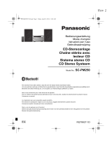 Panasonic Micro HiFi System SC-PM250EG-S Manuel utilisateur
