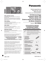 Panasonic SCPM38 Le manuel du propriétaire