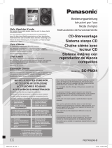 Panasonic SCPMX4 Le manuel du propriétaire