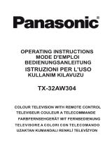 Panasonic TX32AW304 Le manuel du propriétaire