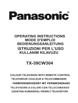 Panasonic TX39CW304 Le manuel du propriétaire