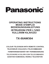 Panasonic TX50AW304 Le manuel du propriétaire