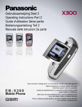 Panasonic X300 Manuel utilisateur