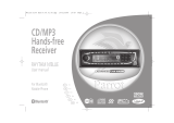 Parrot Car Stereo System CD/MP3 Hands-free Receiver Manuel utilisateur
