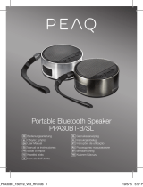 PEAQ PPA30BT - Portable Bluetooth Speaker Le manuel du propriétaire