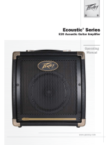 Peavy Ecoustic E20 20-Watt 1x8 Acoustic Amp Combo Manuel utilisateur