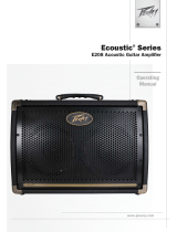 Peavey Ecoustic E208 20-Watt 2x8 Acoustic Amp Combo Manuel utilisateur