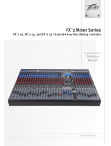 Peavey FX 2 16 Channel Non-Powered Mixer Le manuel du propriétaire