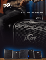 Peavey MAX 100 100-Watt Bass Amp Combo Le manuel du propriétaire