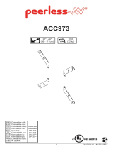 Peerless ACC973 Manuel utilisateur