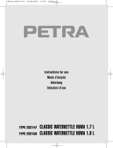 Petra WK 52.35 Le manuel du propriétaire