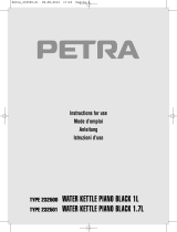 Petra WK 551.07 Le manuel du propriétaire