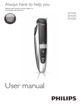 Philips BT9280 LaserGuided Precision Stubble/Beard Trimmer Manuel utilisateur