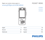 Philips Pocket Memo DPM8500 Le manuel du propriétaire