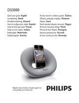 Philips Fidelio Docking speaker DS3000 Manuel utilisateur