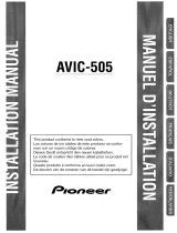 Pioneer AVIC 505 Mode d'emploi