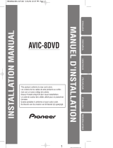 Pioneer AVIC 8 DVD Mode d'emploi