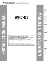 Pioneer AVIC-D3 Manuel utilisateur
