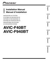 Mode AVIC-F940BT Le manuel du propriétaire