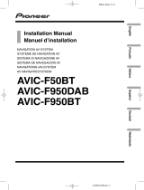 Mode AVIC F50 BT Le manuel du propriétaire