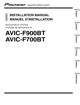 Mode AVIC F900 BT Manuel utilisateur