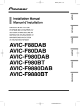 Pioneer AVIC F80 DAB Guide d'installation