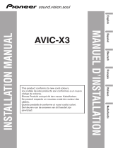 Pioneer AVIC X3 Le manuel du propriétaire