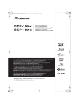 Pioneer BDP-180-K Manuel utilisateur