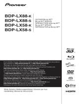 Pioneer BDP-LX58 Manuel utilisateur