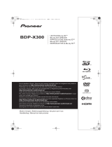 Pioneer BDP X300 Manuel utilisateur