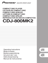 Pioneer CDJ-800MK2 Le manuel du propriétaire