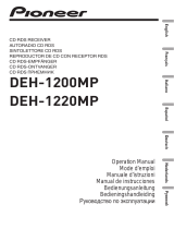 Pioneer DEH-1220MP Manuel utilisateur