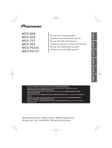 Pioneer MCS-434 Manuel utilisateur
