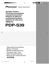 Pioneer PDP-S39 Le manuel du propriétaire