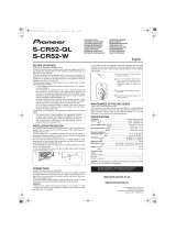 Pioneer S-CR52-W Manuel utilisateur