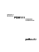 Polk Audio PSW 111 Manuel utilisateur