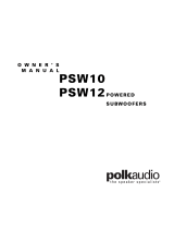 Polk Audio PSW10 Le manuel du propriétaire