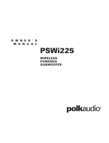 Polk Audio PSWi225 Manuel utilisateur