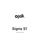 Polk Audio Signa S1 Le manuel du propriétaire