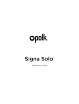 Polk Signa Solo Le manuel du propriétaire