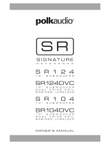 Polk Audio SR124DVC Manuel utilisateur