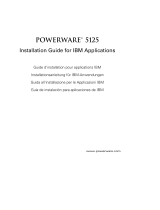 Powerware 5125 P33 Guide d'installation
