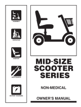 Pride Mobility Mid-Size Scooter Le manuel du propriétaire