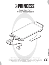 Princess Table Chef Pro 102310 Manuel utilisateur